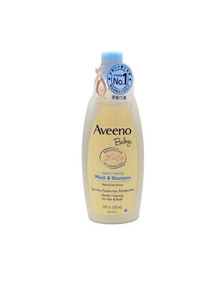 圖片 Aveeno Baby 嬰兒天然燕麥沐浴洗髮露  532 ml
