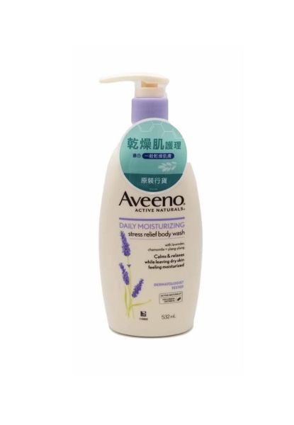 圖片 Aveeno 天然燕麥薰衣草舒壓沐浴乳532ml