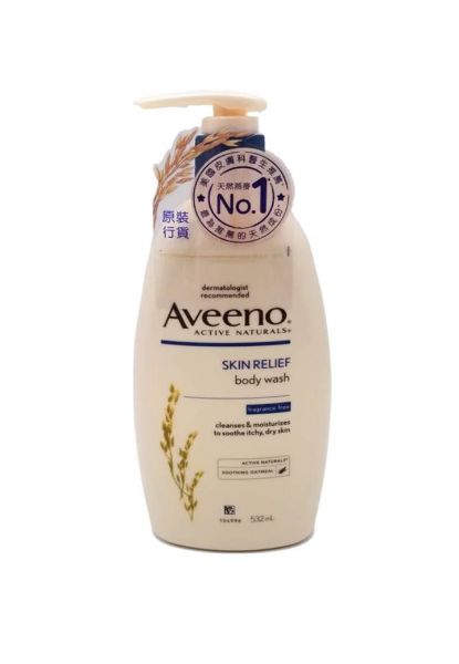 圖片 Aveeno 天然燕麥高效舒緩沐浴露