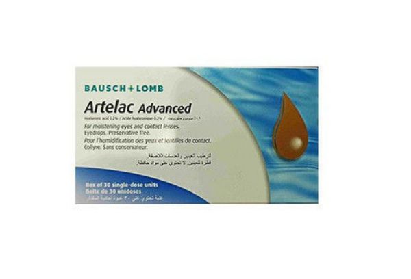 圖片 Bausch & Lomb Artelac Advanced 0.2 % Eye Drop 0.5 ml x 30 ⽀