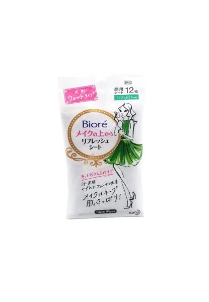 圖片 Biore 碧柔 定妝控油濕紙巾12 片