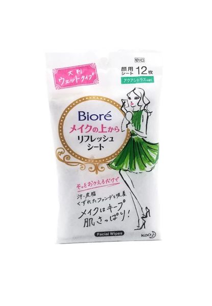 圖片 Biore 碧柔 定妝控油濕紙巾12片
