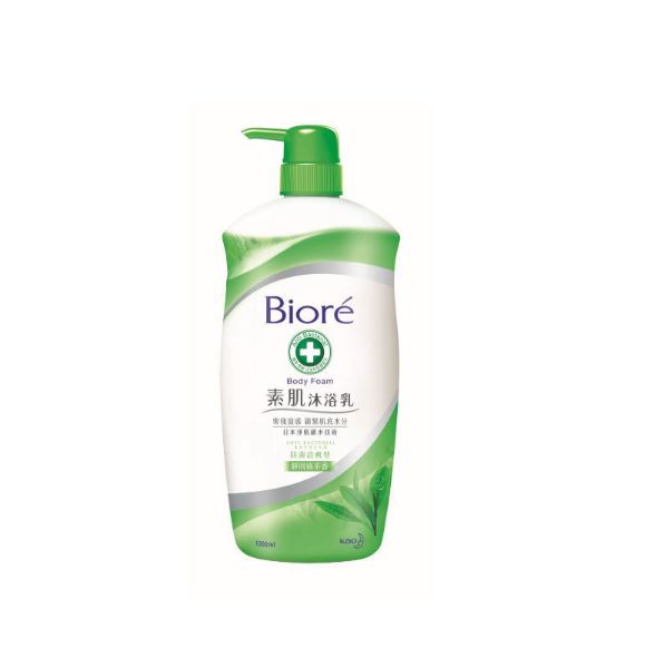 圖片 Biore 碧柔素肌沐浴乳 活⼒清爽型 富⼠蘋果香 1000 ml