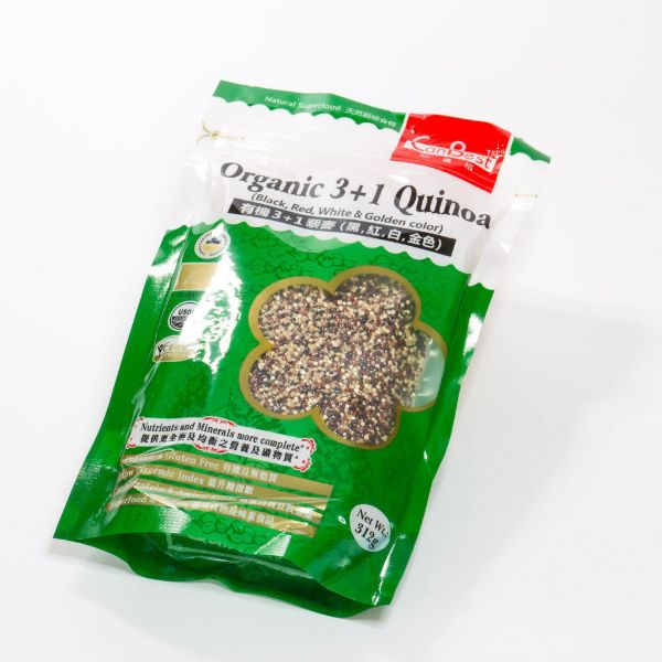 圖片 CanBest 加康栢 有機即食 4 ⾊藜麥⽚ ( ⽩、⿊、⾦、紅 ) 284 g