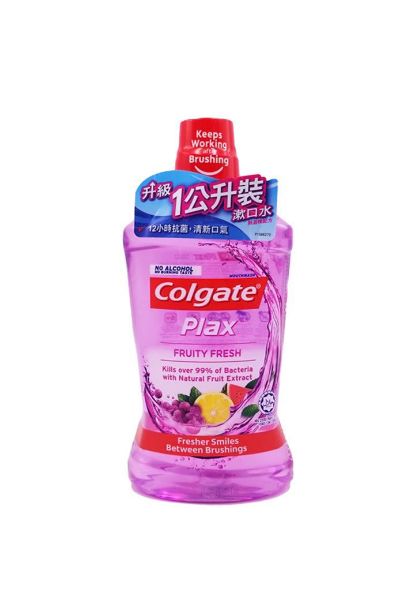 圖片 Colgate 高露潔 貝齒清新鮮果漱口水 (Fruity Fresh)1000 ml
