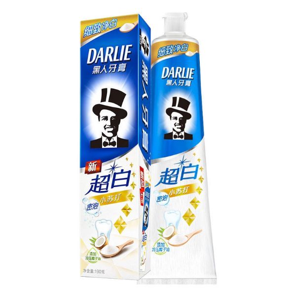 圖片 Darlie ⿊⼈牙膏 全亮⽩密泡⼩蘇打 40 g