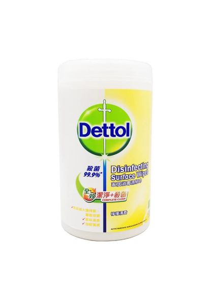 圖片 Dettol 滴露 家居消毒濕紙巾 檸檬清香80片