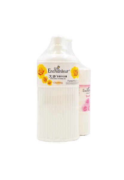 圖片 Enchanteur 艾詩芬香沐浴露（魅力花香）+ 補充裝 ＋ Perfumed Talc 550ml