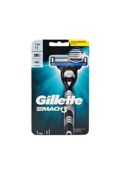 圖片 Gillette 吉列 鋒速 3 Mach 3 刮鬍刀架1 刀頭