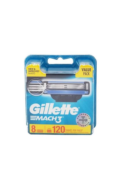 圖片 Gillette 吉列鋒速 3 突破刮鬍刀片8 片裝