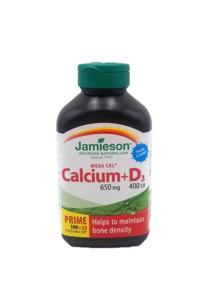 圖片 Jamieson Calcium 650 mg + D3 400 UI100 + 20 片