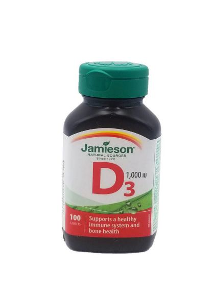 圖片 Jamieson Vitamin D3 1000 IU 100 片