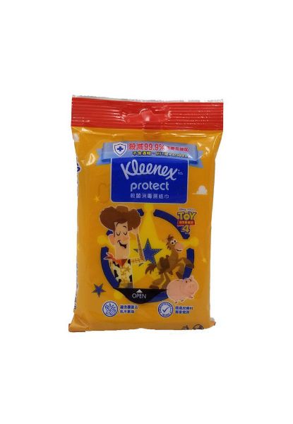 圖片 Kleenex 健力士 殺菌消毒濕紙巾 10片