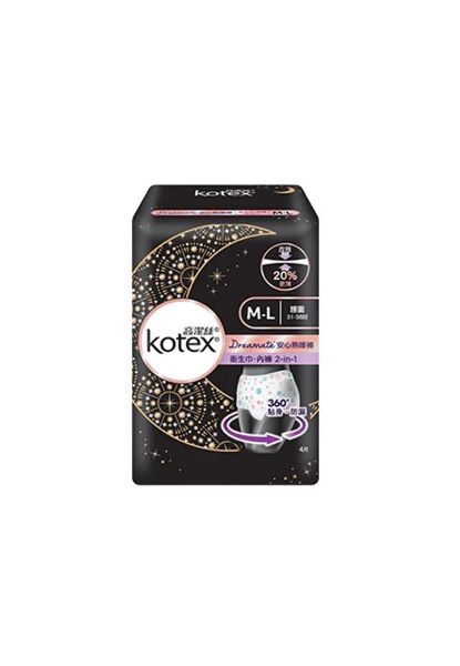 圖片 Kotex 高潔絲 Dreamate 安心熟睡褲 大碼 4 片