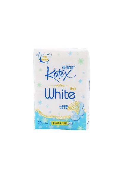 圖片 Kotex 高潔絲 唯白 White 纖巧護翼日用 23 cm 20 片