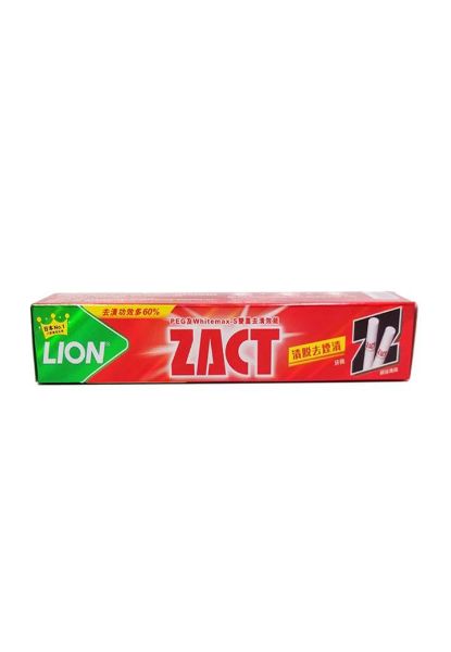 圖片 LION 獅王 ZACT 強效去煙漬牙垢防口臭牙膏 150g