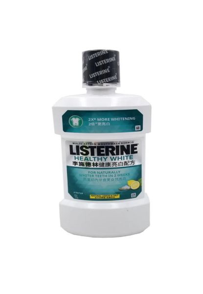 圖片 Listerine 李施德林 健康亮白配方漱口水1000 ml