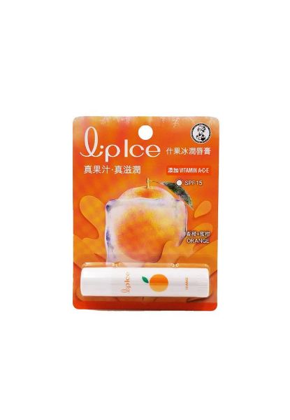 圖片 Mentholatum 曼秀雷敦 Liplce 什果冰潤唇膏 香橙 + 蜜柑