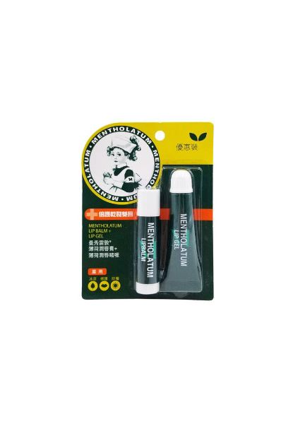 圖片 Mentholatum 曼秀雷敦 薄荷潤唇膏 + 薄荷潤唇啫喱