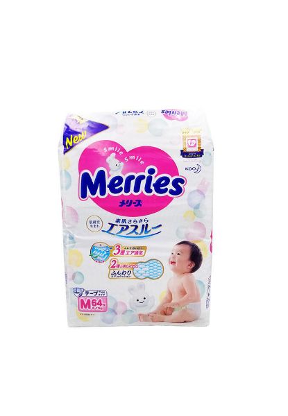 圖片 Merries 花王 紙尿片 中碼  64 片