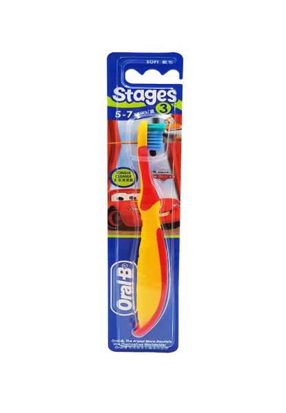 圖片 Oral-B Stages 3 兒童牙刷 反斗車王系列