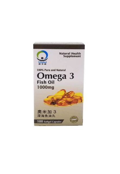 圖片 Vitaho 維多康 奧米加 3 深海魚油丸  100 粒