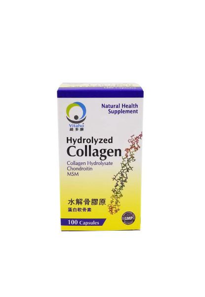 圖片 Vitaho 維多康 水解骨膠原蛋白軟骨素100 粒
