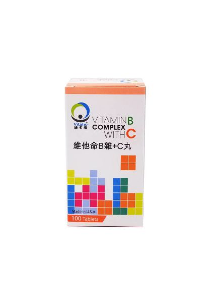 圖片 Vitaho 維多康 維他命 B 雜 + C 丸  100 粒
