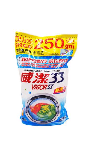 圖片 威潔 33 超濃縮洗衣粉 補充裝 2.25kg