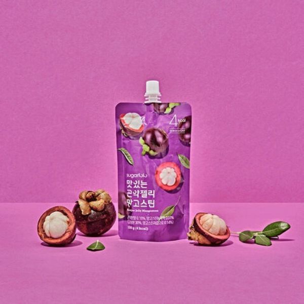 圖片 Intake - Sugarlolo 低卡蒟蒻果凍 吸凍飲 Jelly 山竹 10 包